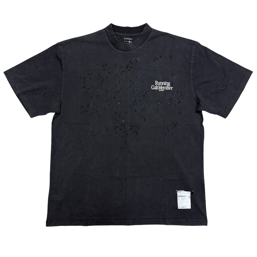 SATISFY Mothtech™ SS Tee Black Size L